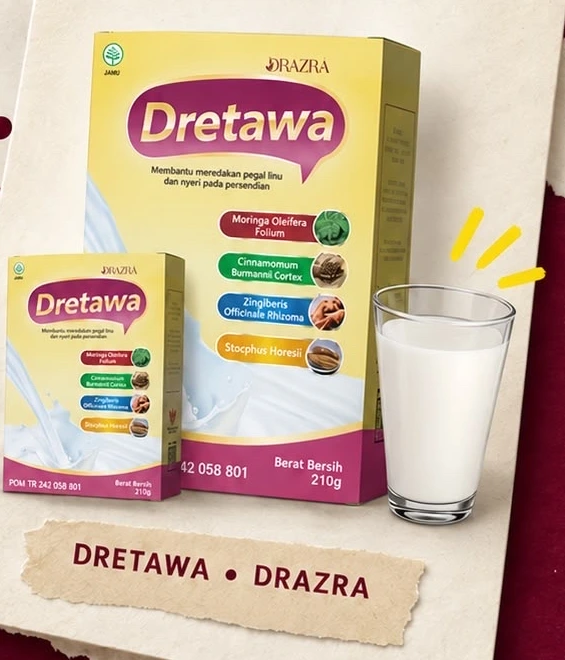 Detail kemasan Dretawa